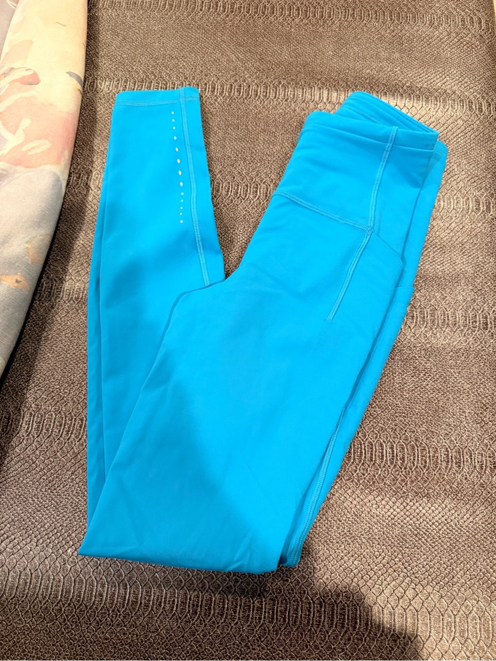 lululemon athletica Bright Teal Performance Leggings